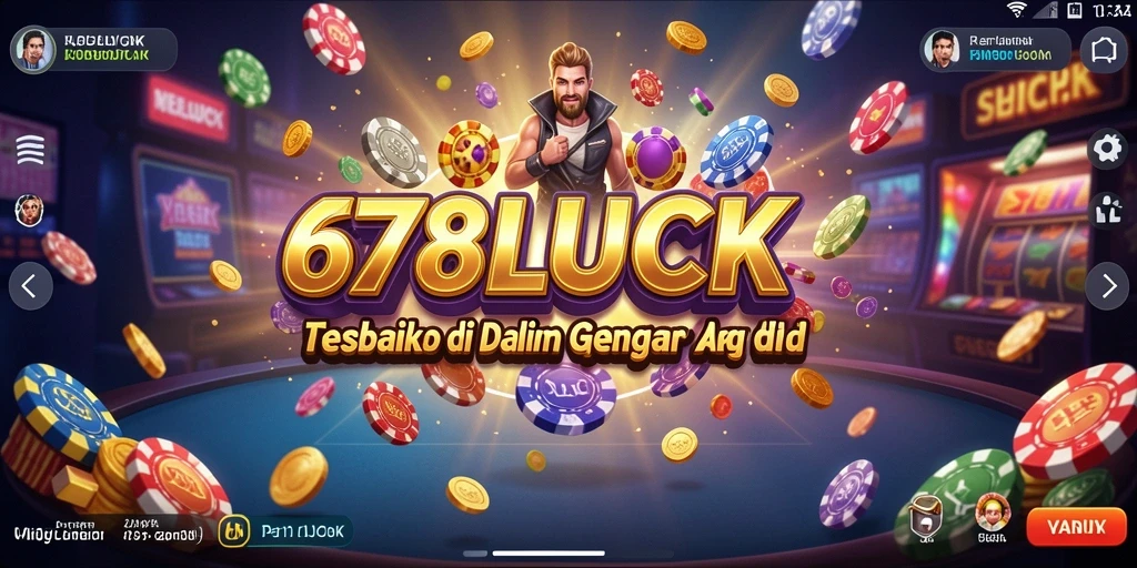 Tampilan utama 678LUCK dengan berbagai pilihan permainan kasino.