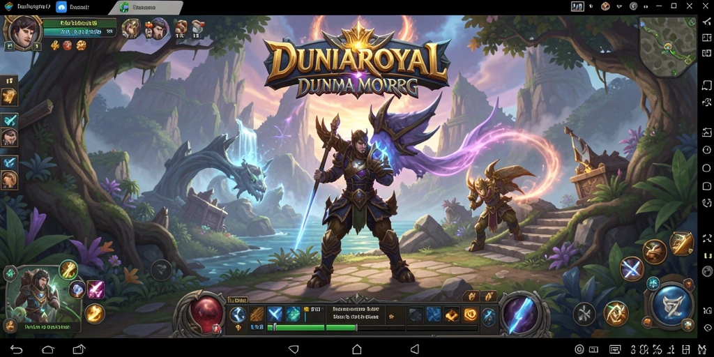 Gameplay seru di DUNIAROYAL dengan petualangan epik dan grafis memukau.
