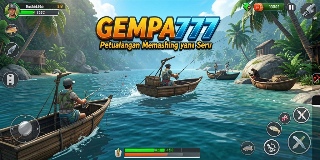 Tangkapan menarik di <strong>GEMPA777</strong> dengan gameplay memancing yang seru.