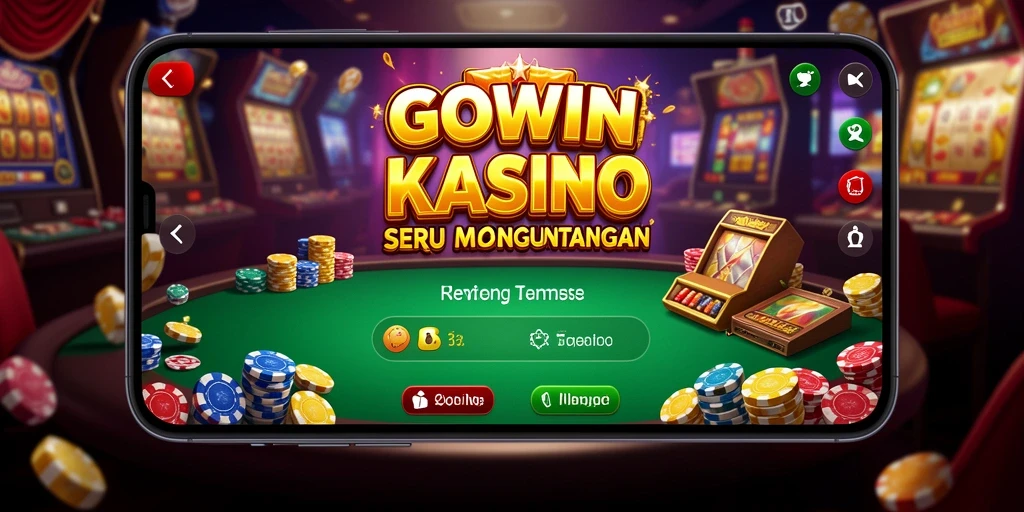 Tampilan gameplay GOWIN dengan aksi seru di kasino virtual.
