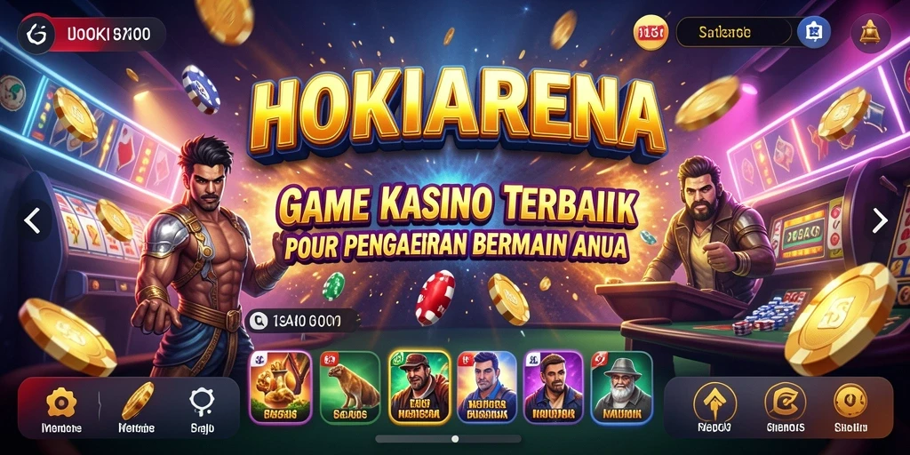 Tampilan menarik dari gameplay Kasino HOKIARENA yang menegangkan.
