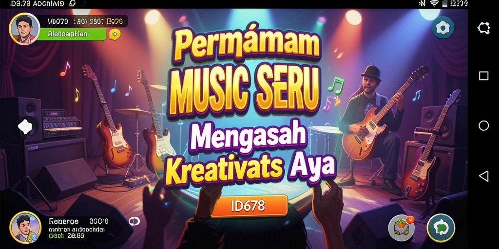 Screenshot <strong>ID678</strong> menampilkan gameplay musik yang menarik dan interaktif.