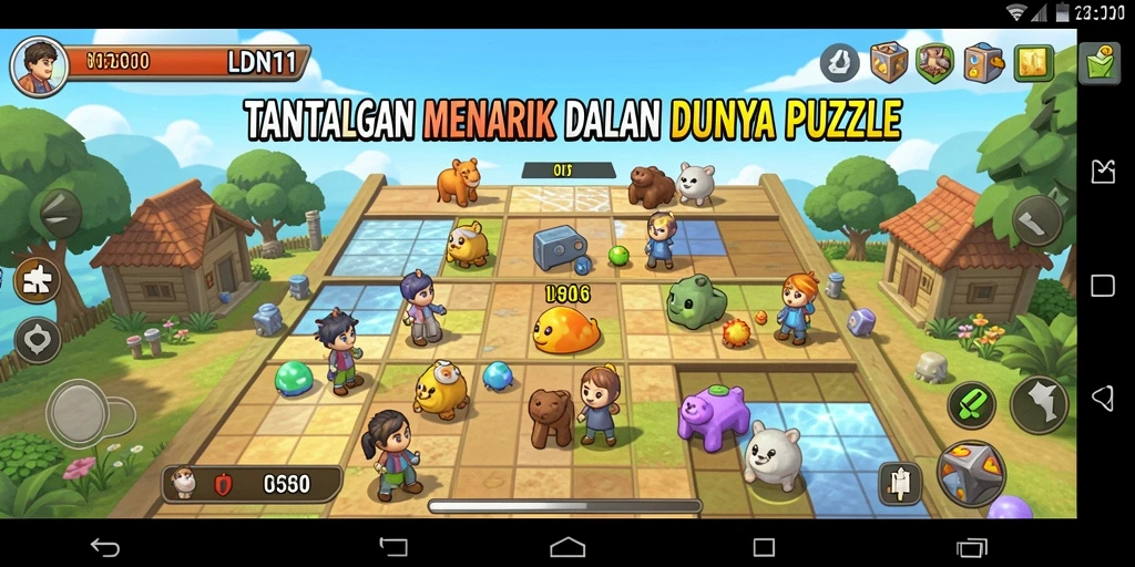 Tampilan gameplay LDN11 yang menantang dan menarik.