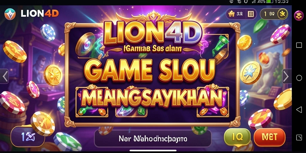 Tampilan permainan LION4D yang menarik dan penuh warna.
