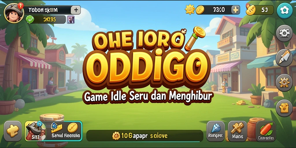 Tampilan gameplay ODDIGO yang seru dan mengasyikkan dalam genre Idle.