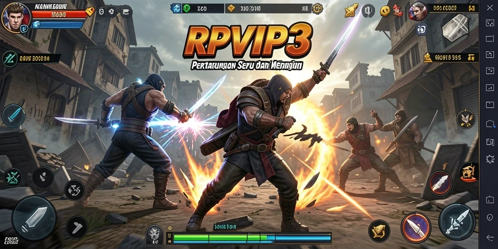 Gameplay menegangkan dan grafis memukau di RPVIP3.