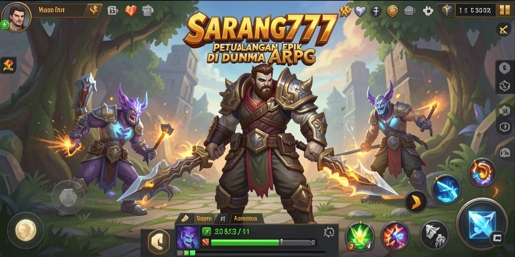 Tampilan menakjubkan dari gameplay dinamis SARANG777.
