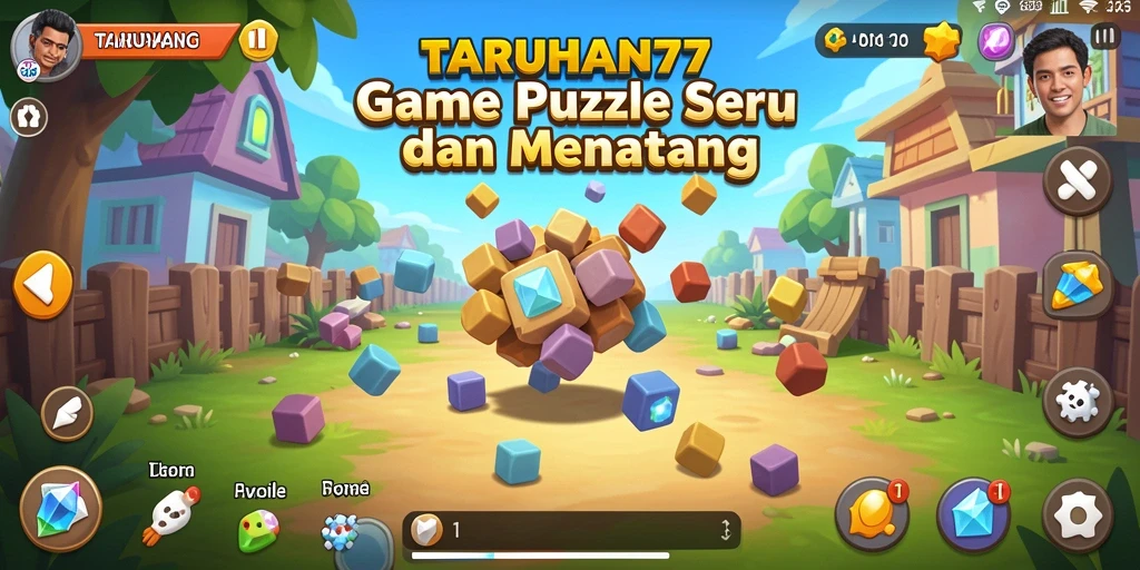 Screenshot gameplay TARUHAN77 dengan berbagai teka-teki yang menarik.