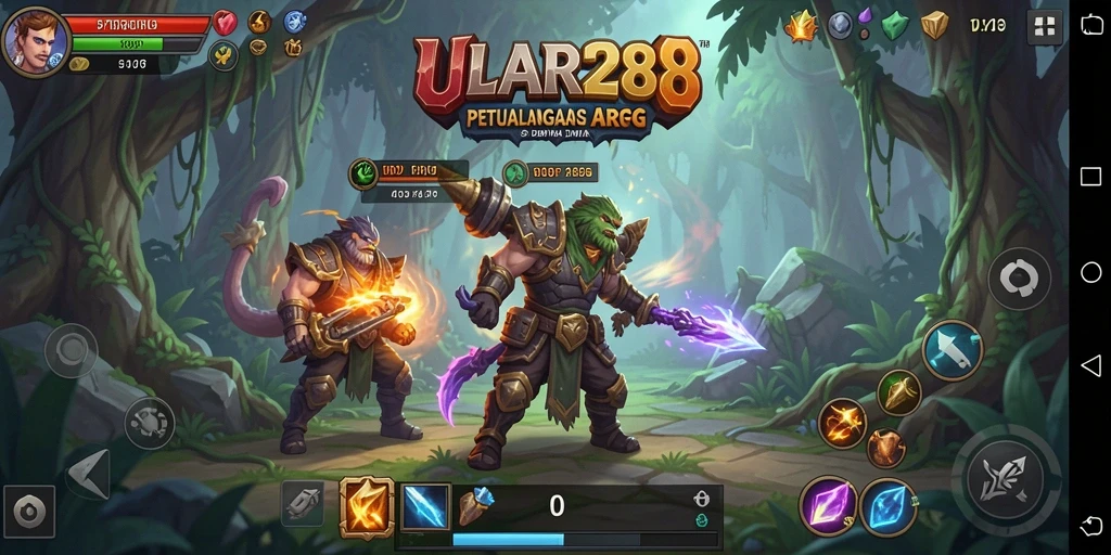 Tampilan gameplay ARPG yang menegangkan dan mengasyikkan di ULAR288.